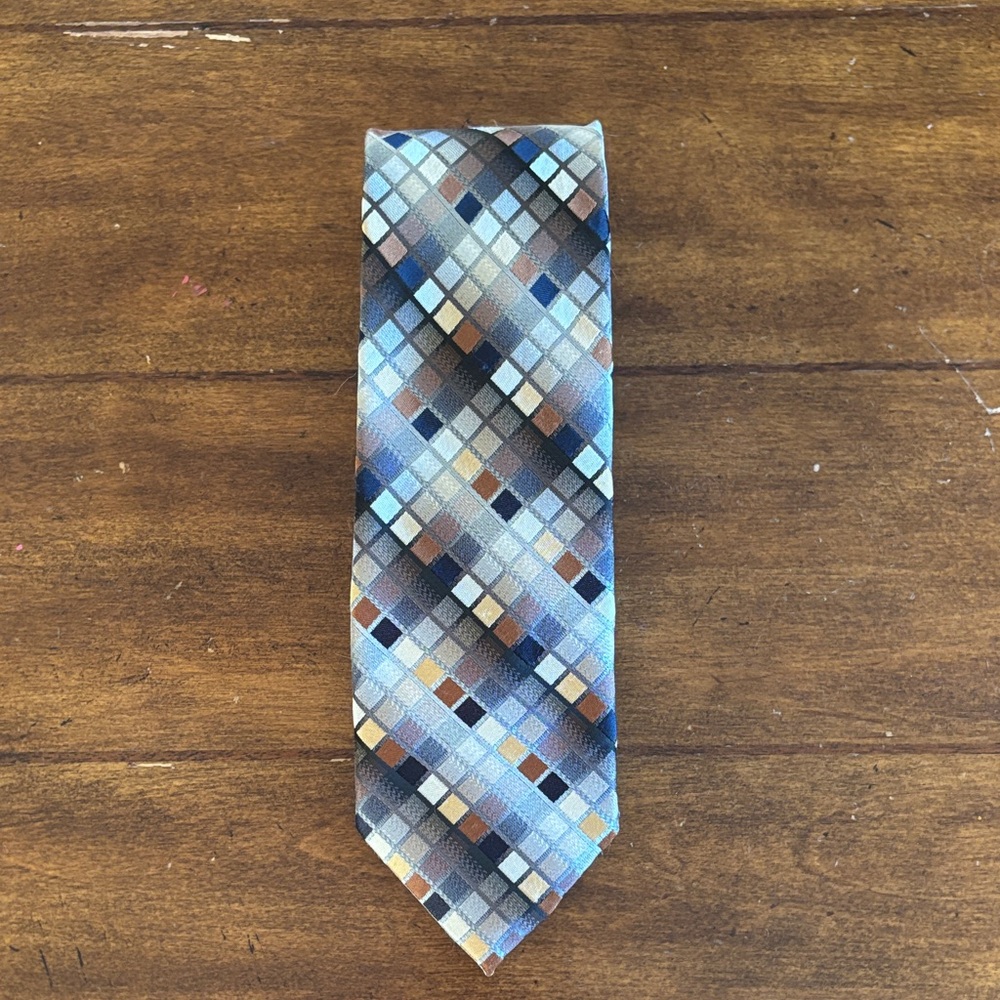Croft & Barrow Multicolor Checkered Tie